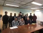 Prof. Nirwan Ansari presents a seminar to EE department
