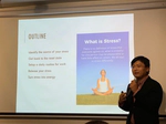 Dr. Ray shared his vision in the Stress Management Workshop
