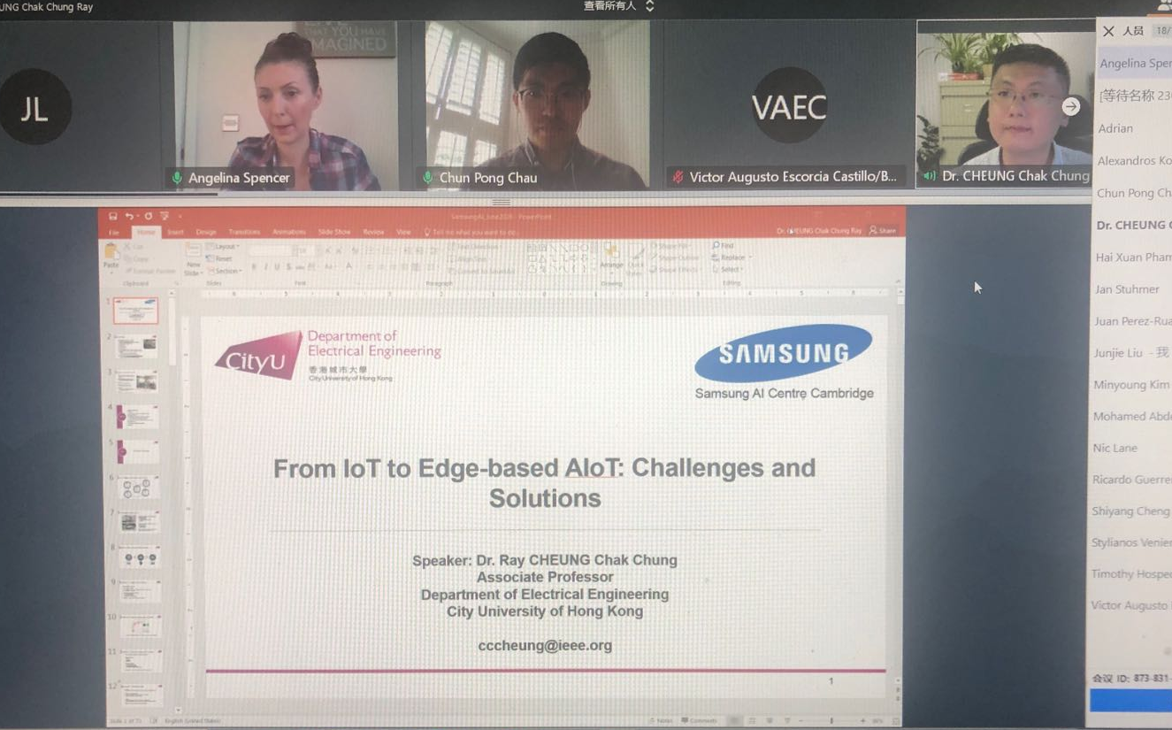 Dr. Ray’s Online Talk in Samsung AI Center, Cambridge | CALAS