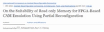 Irfan's paper Accepted in Applied Reconfigurable Computing 2021