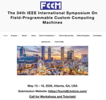 Congratulations to Simon and Henry on FCCM 2026 Full Paper Acceptance!