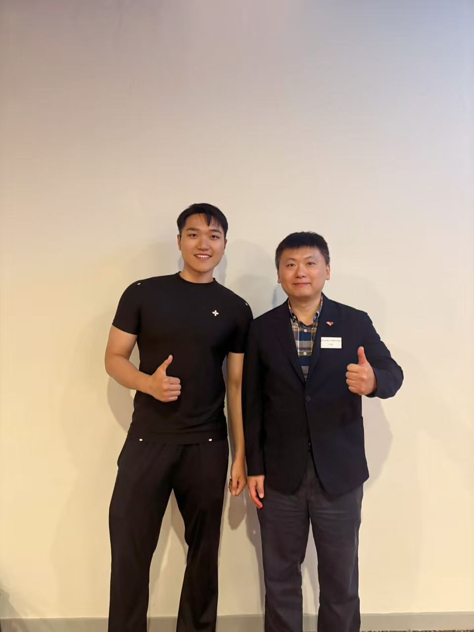Justin and Prof. Ray