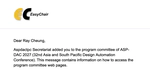 Prof. Ray Joins ASP-DAC 2027 as TPC Member