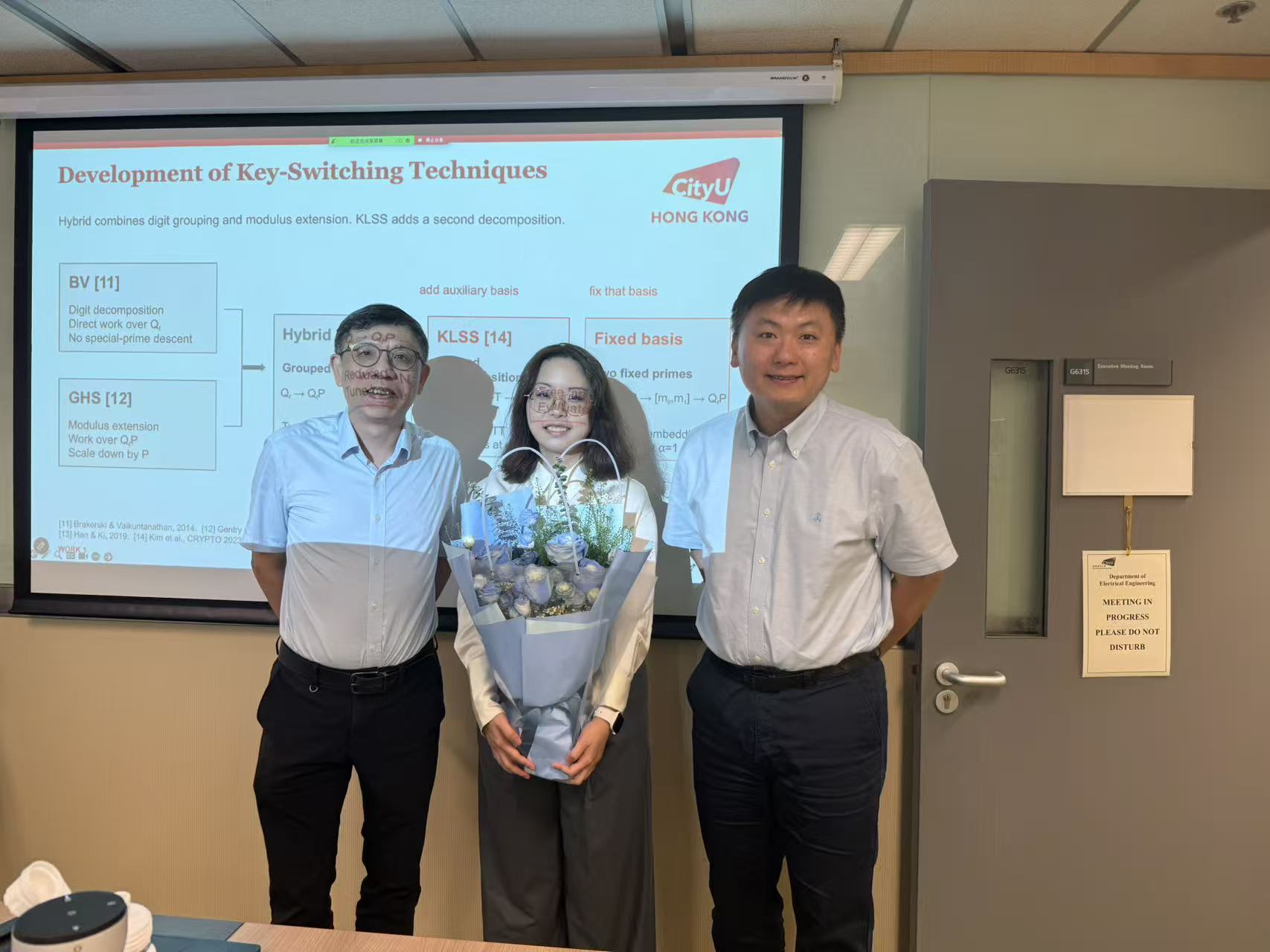 Celebration for Dr. Claire JIN's PhD oral defence
