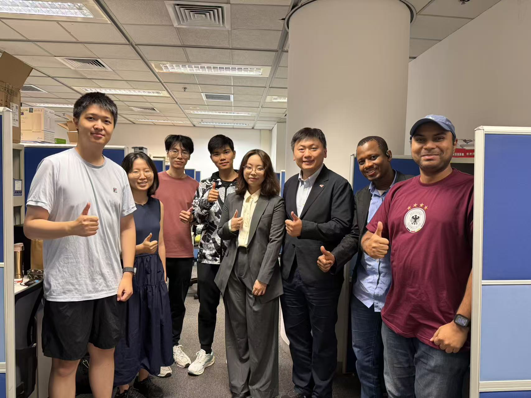 Celebration with Dr. Claire JIN after her PhD oral defence